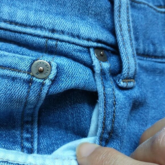 Lucky Brand Jeans 363 Straight Men 34x30/32x28" Blue Stretch Denim - Picture 8 of 11